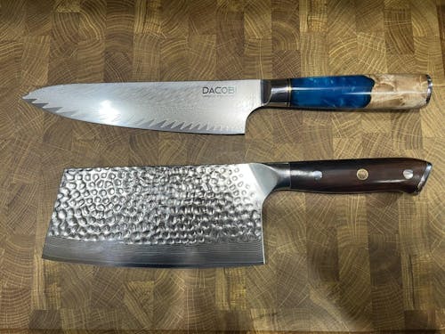 Szakmai szakácskés, damaszkuszi acél C1, 20 cm