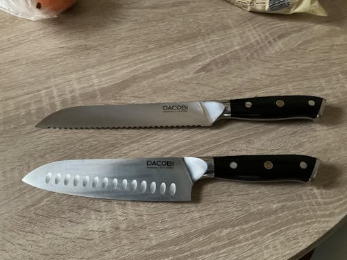 Kenyérvágó kés, 20 cm, német acél C52