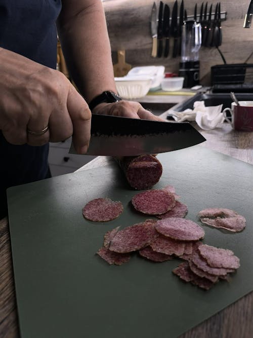 Professzionális Santoku kés, 19 cm, damaszkuszi acél C62