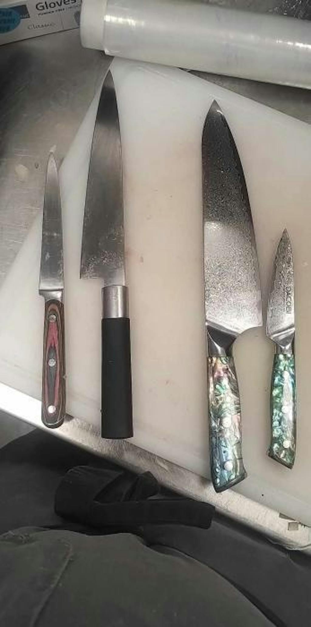 Nóż szefa kuchni C19, stal damasceńska, 21 cm