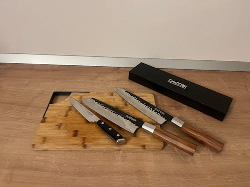 Cuțit Kiritsuke, oțel inoxidabil, mâner lemn, 20 cm (C42)