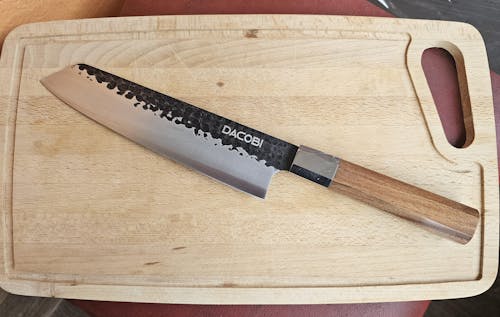 Cuțit Kiritsuke, oțel inoxidabil, mâner lemn, 20 cm (C42)
