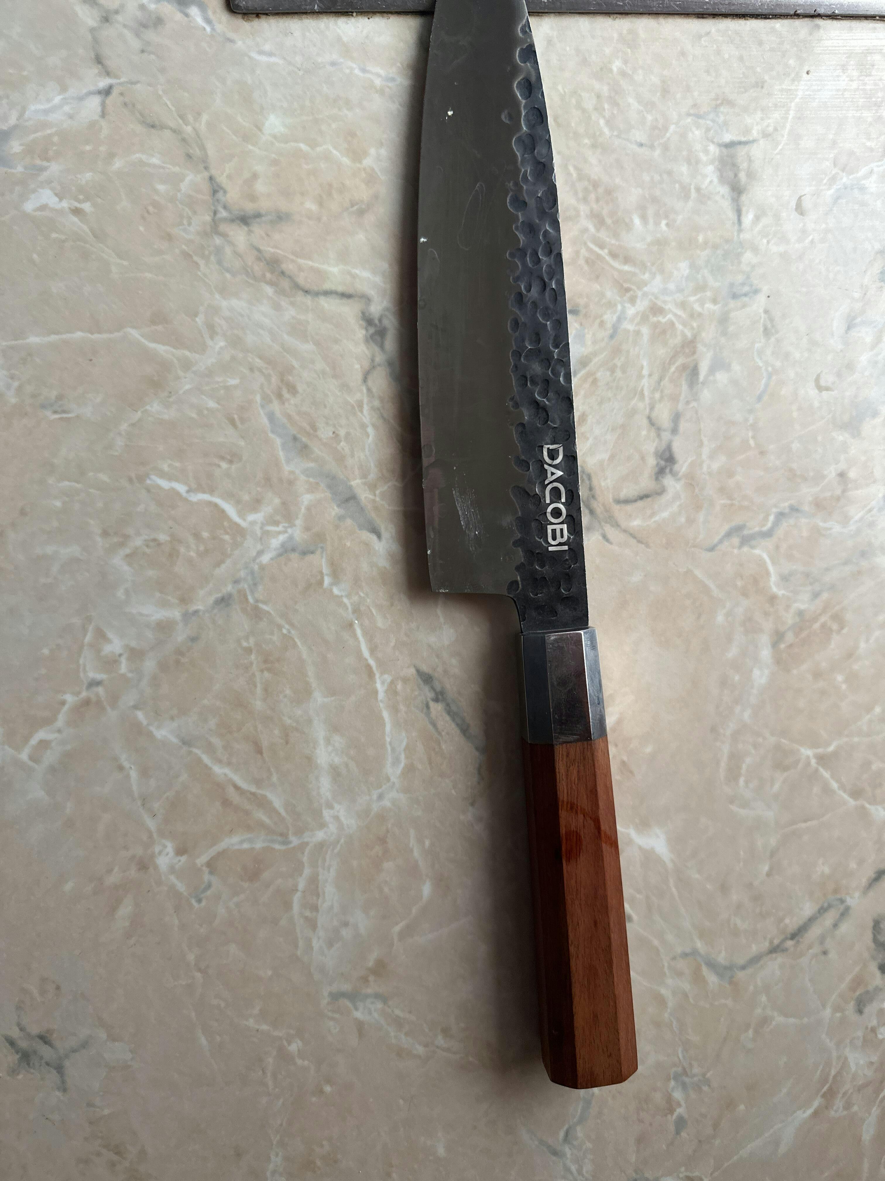 Cuțit Kiritsuke C42 20 cm | Oțel Forjat, Mâner Octogonal Lemn de