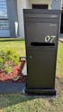 Parker Parcel Letterbox Black