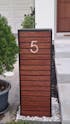 Plaza II Parcel Letterbox Black