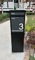Nest Parcel Letterbox Black