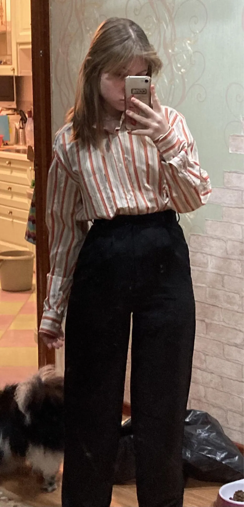 Mikos Travel Wide Leg Pants - Mocha // Perfect White Tee