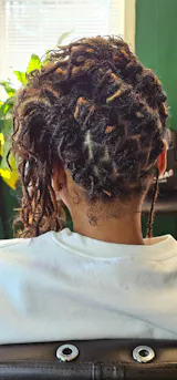 #4/30/27 Three Colors Afro Kinky Bulk Human Hair For Braiding Dreadlock Hair 4C 16 Inch