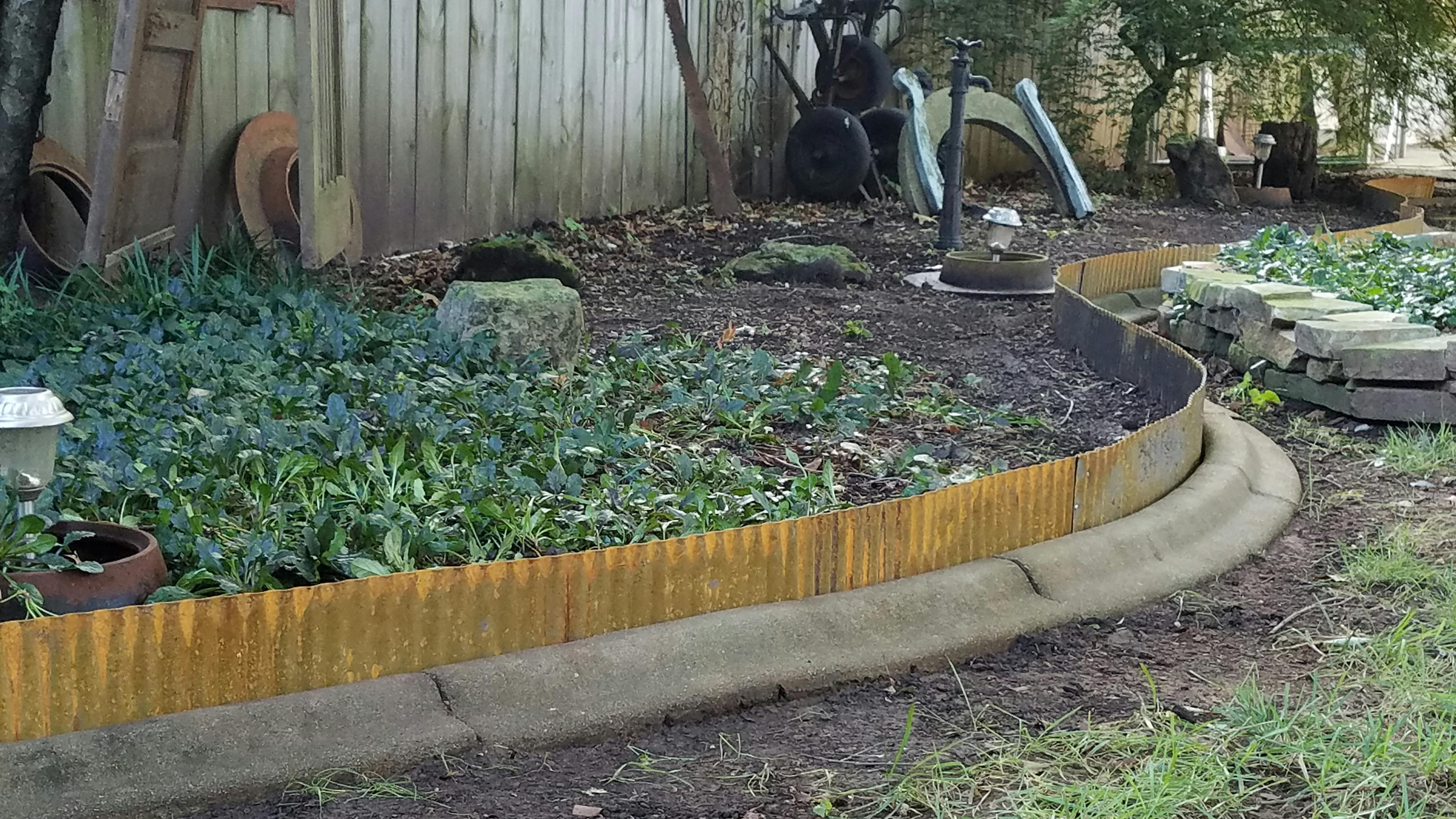Corrugated Garden Edging DakotaTin By Rusher Products, LLC