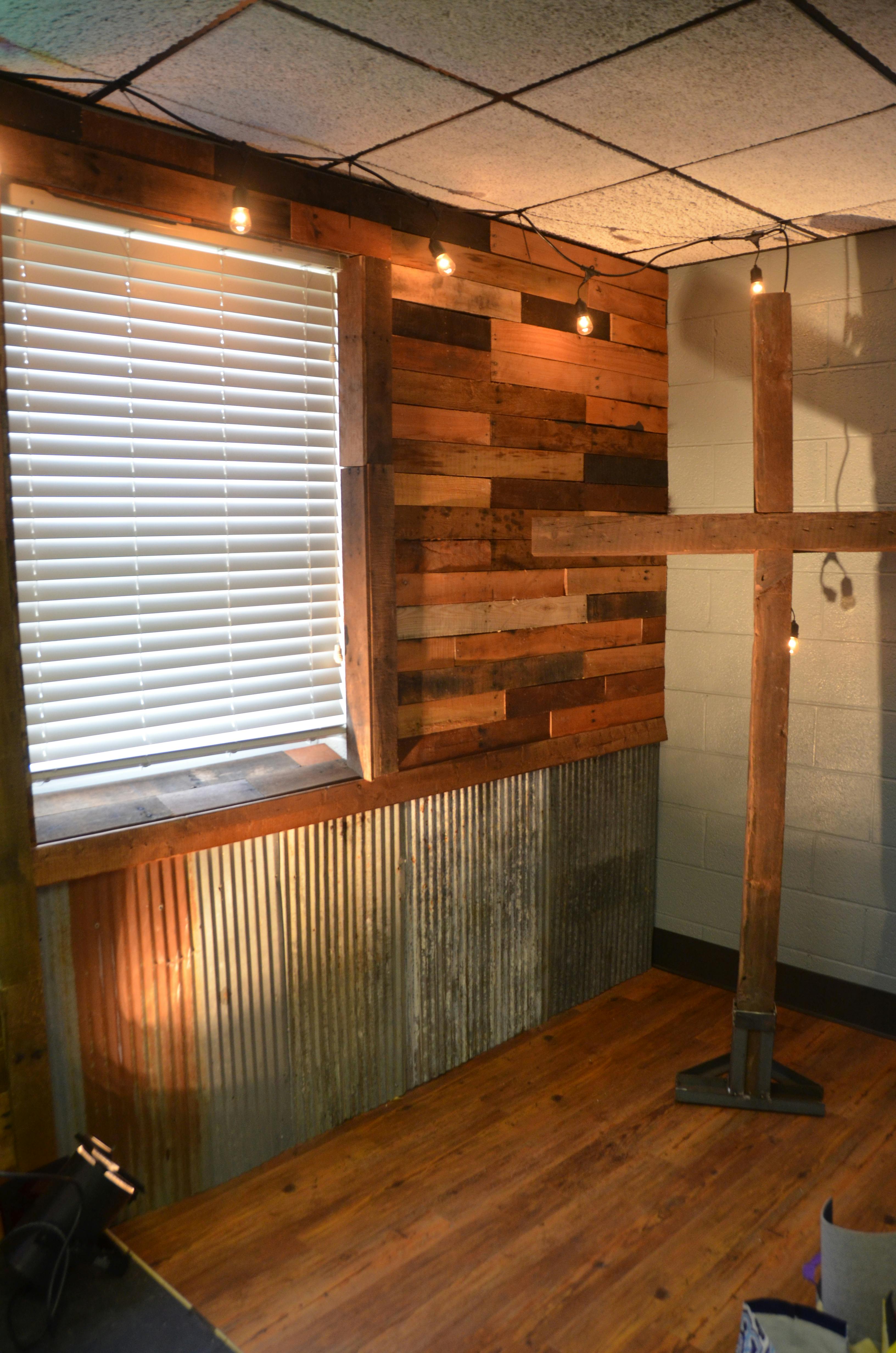 Corrugated Barn Tin Wainscoting DakotaTin By Rusher Products, LLC