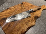 Damast Santoku Bergahorn