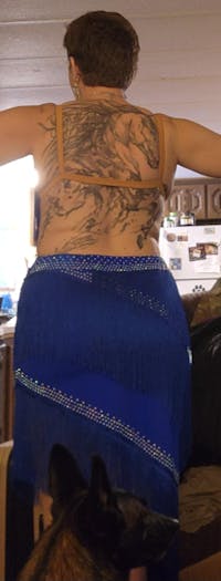 Customisable-Spandex Tassel Latin Dance Dress Competition Dress Performance Dress