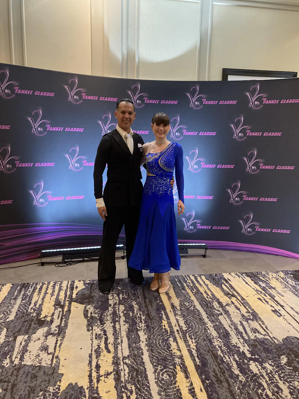 Customisable-Women's Slanted Shoulder Waltz Ballroom Dance Competition Modern Dance Large Swing Dress