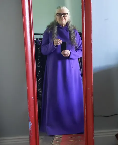 Long Maxi Winter Turtleneck Sweatshirt Dress