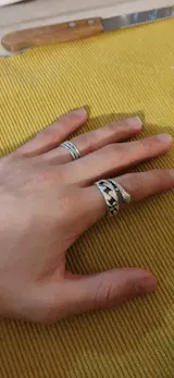 Punk Gothic Skeleton Ring Set