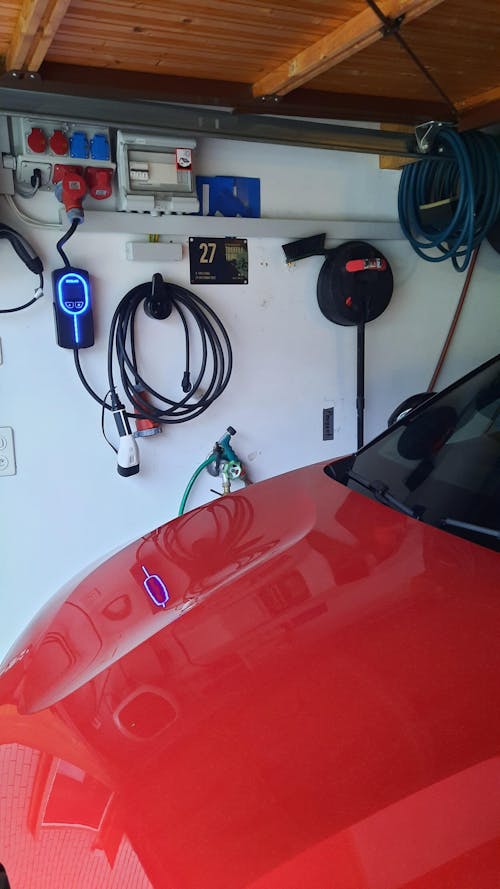 Daolar WIFI Steuerung Mobile Wallbox 11 kW 5 m / 10m 3-Phasen 8-16A Typ 2 Ladekabel CEE 16A auf Typ 2 mit einstellbarer Ladeleistung für Elektroauto, Unterstützung OCPP-Protokoll