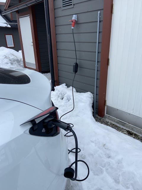 Daolar Mobile Wallbox / Charging Station 11 kW, [3-Phase | 6-16 A] EV Charger with Adjustable Charging Power, Type 2 Charging Cable with CEE Plug