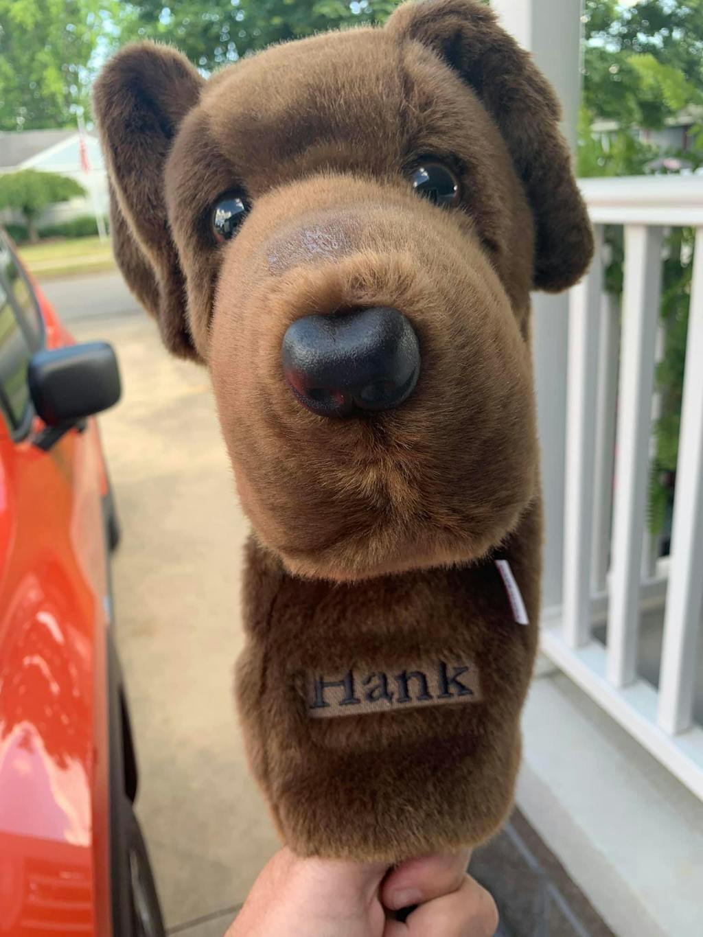 Chocolate Lab Golf Headcover Daphne's Headcovers