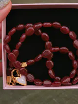 Colier Anthea Bordeaux