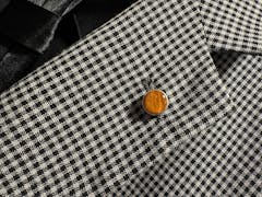 Custom Wood Lapel Pins and Cufflinks
