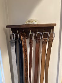 Custom Belt Rack
