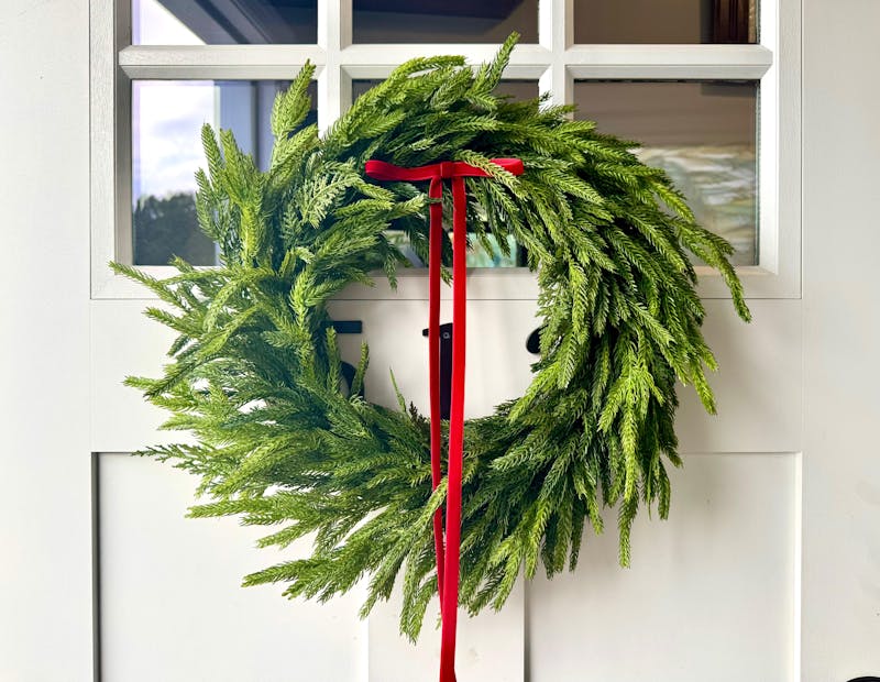 Real Touch Lebanon Cedar Christmas Front Door Garland or Table Runner