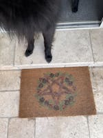 Paillasson  pentagramme naturel