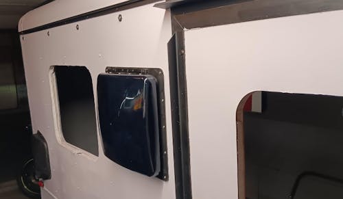 14" RV Caravan Roof Vent 3-Speed Motor RV Fan 12V Skylight With LED Light