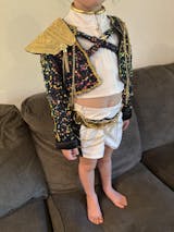 Kinder Rumi Mädchen Cosplay Kostüm Halloween Karneval Party Anzug