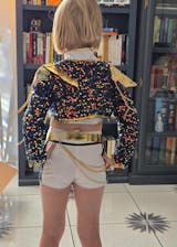 Kinder Rumi Mädchen Cosplay Kostüm Halloween Karneval Party Anzug