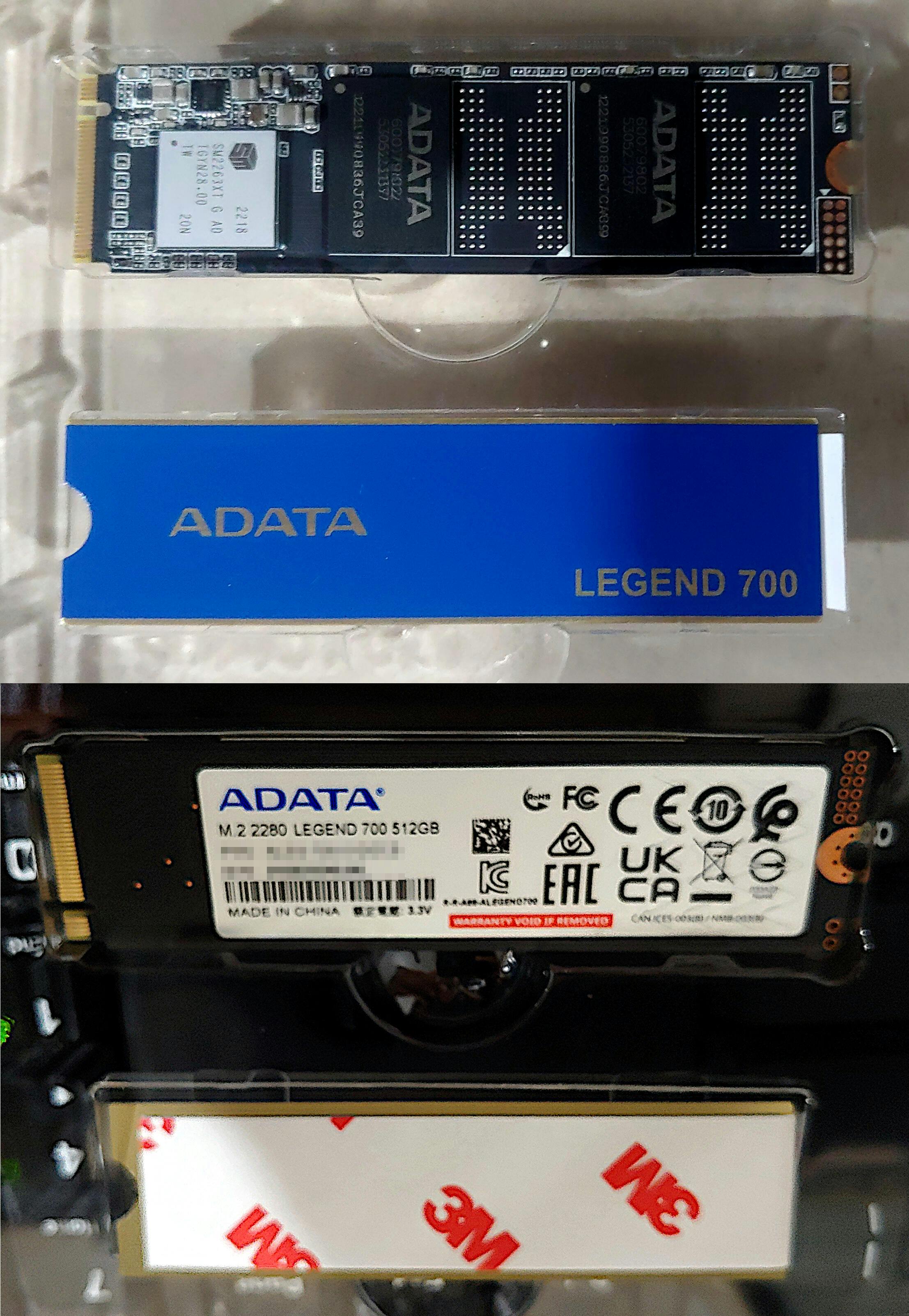 DataBlitz - Adata Legend 700 512GB PCIE GEN3 X4 M.2 2280 SSD (ALEG