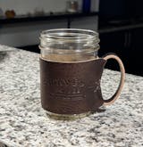 Horween Leather Mason Jar Mug