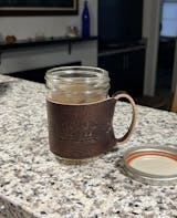 Horween Leather Mason Jar Mug