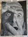 Lámina de autorretrato hiperrealista a grafito | "El Grito Silencioso"