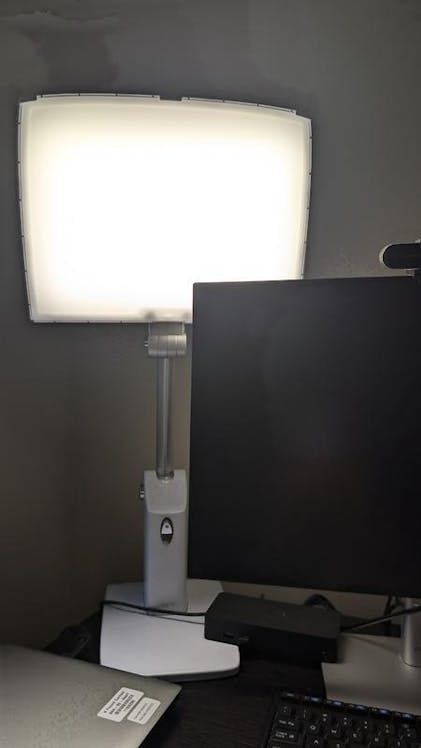 SHE'll SLEEP Years、Days、See The Light LASTAR Light Therapy Lamp, 12,000 Lux UV Free Sun Lamp with