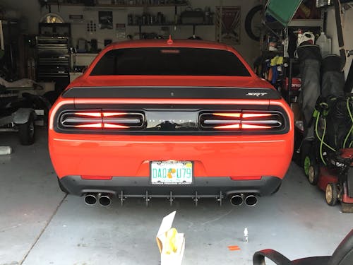 15-23 Dodge Challenger Taillight Decal Design 1