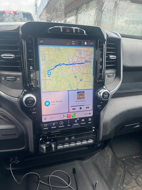 2022-2024 RAM 1500 UBQ Uconnect 5 Upgrade kit with 12-inch Touchscreen including Wireless Apple CarPlay / Android Auto