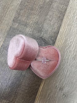 Lab Created Sapphire Ring Pink