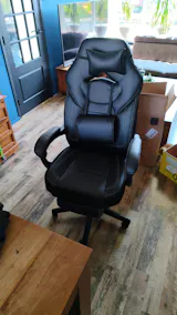 Gamingstoel met Voetensteun – Ergonomisch – Kantelbaar - Extra Dik Zitvlak - Hoogte Verstelbaar