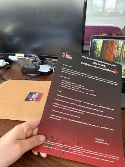 Detektivní hra #PosledníStream