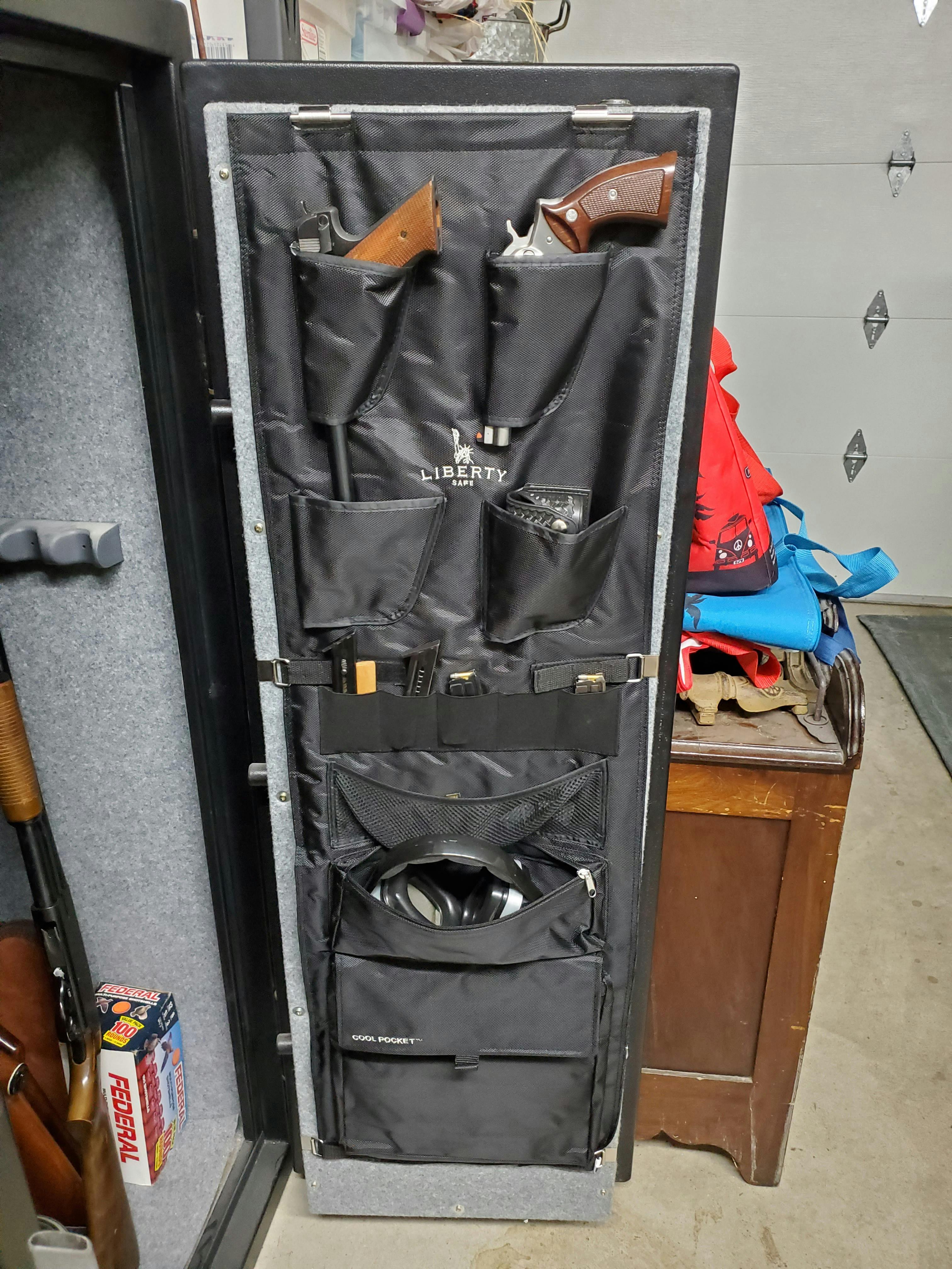 gun safe door organizer