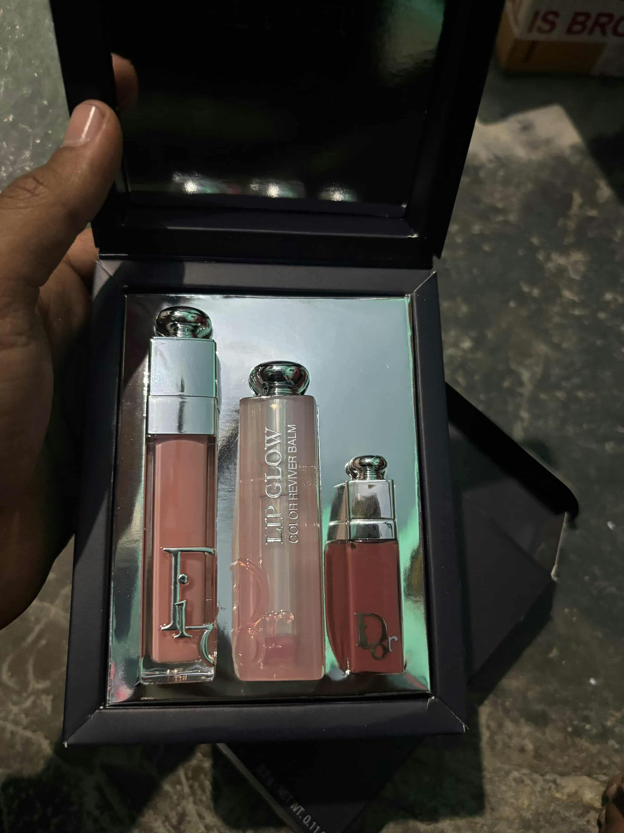 Dior Addict Lipstick セット Dior Addict Lip Essentials Gift Set – Glow & Maximizer Trio