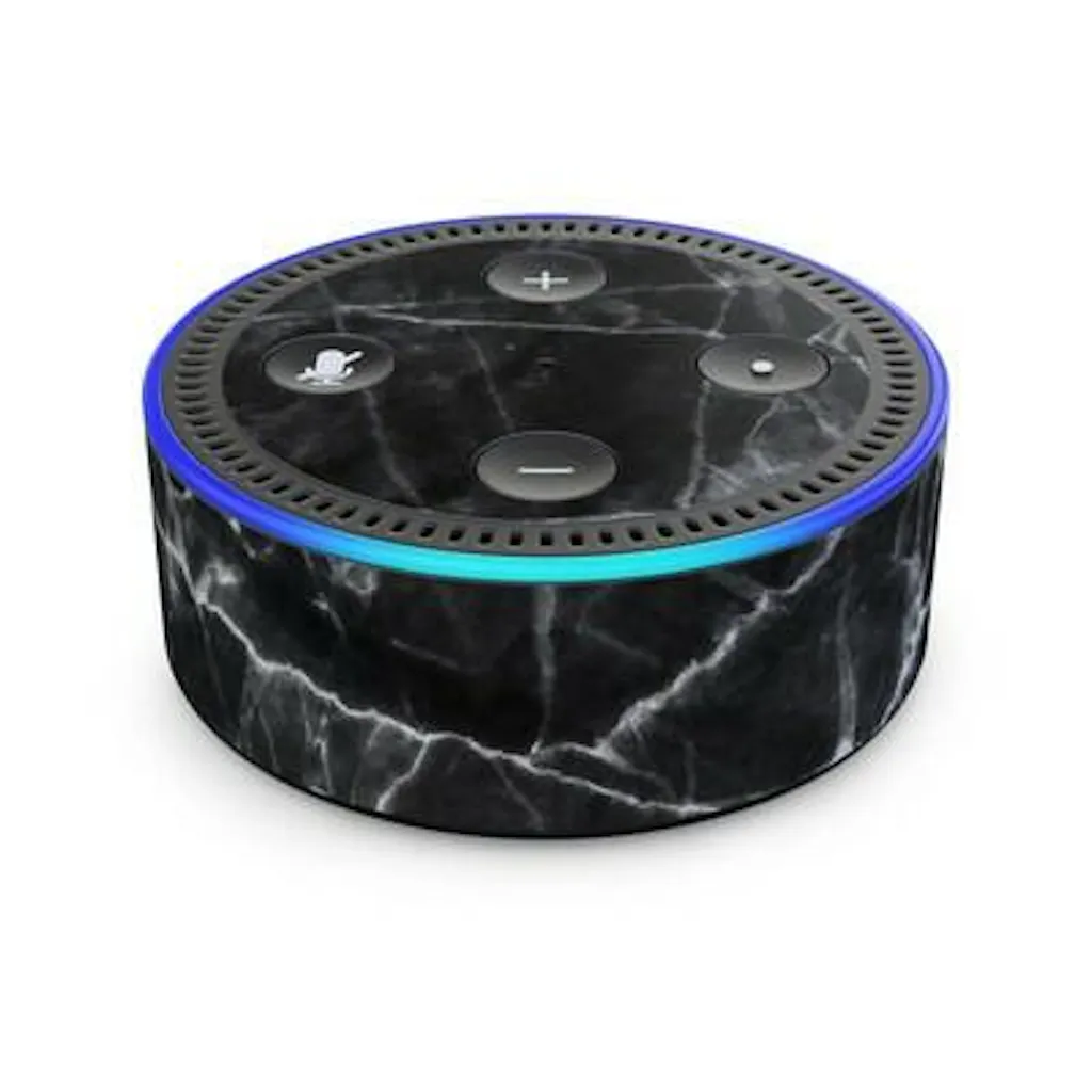 Amazon Echo Dot 2nd Generation Black W Blue Child Cover As-is for Parts
