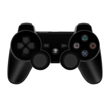 Solid State Black Sony PS3 Controller Skin