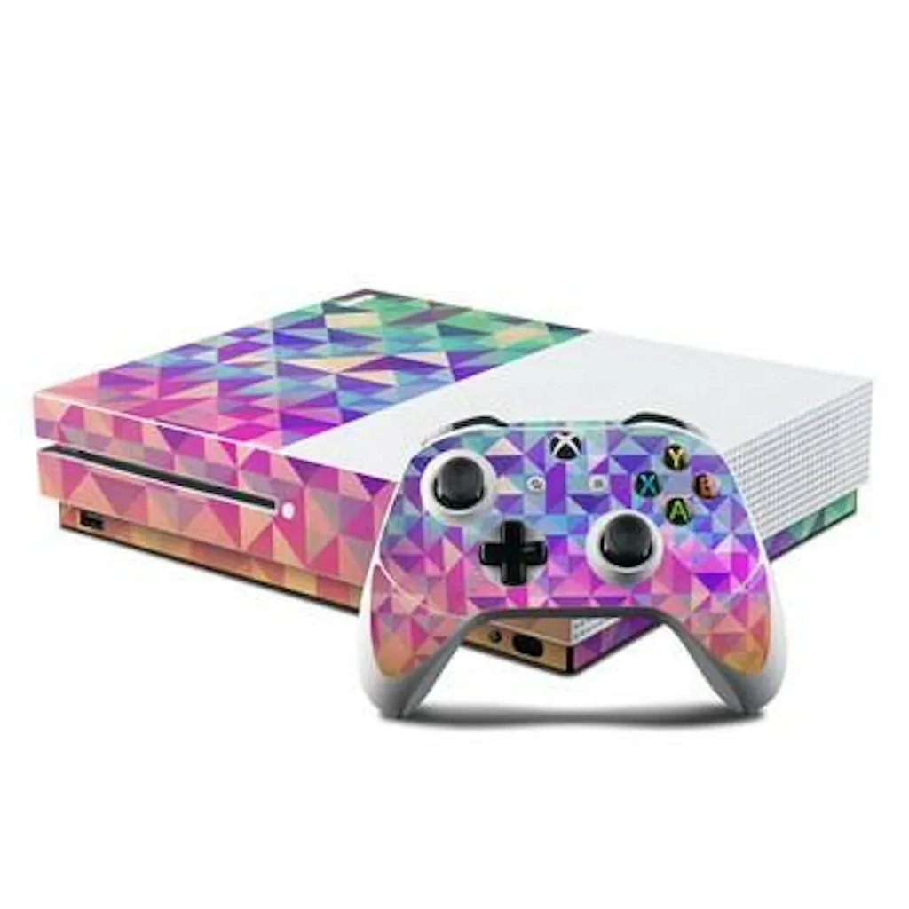 Kit Autocollants pour Xbox Series S, Rose Sticker Skin pour Xbox Series