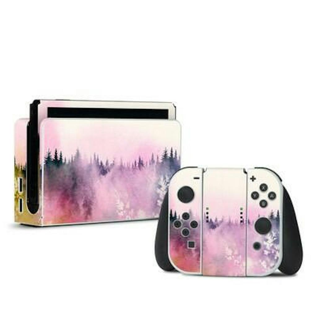 Solid State Purple Nintendo Switch Skin