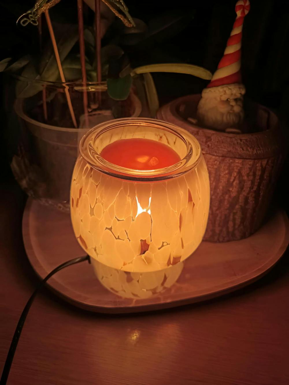 Lampe chauffe-cire parfumée électrique Edison ART GLASS - CANDLE WARMERS®