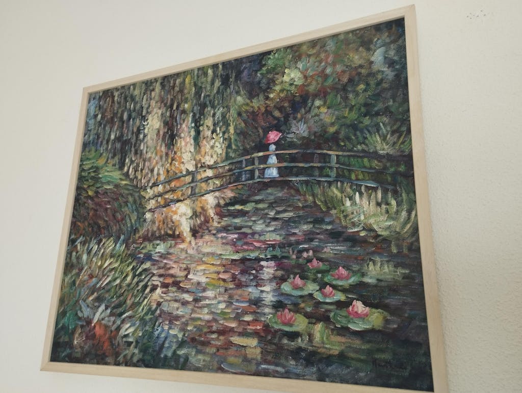 Cuadro Estanque Ninfea Monet 60x50 cm