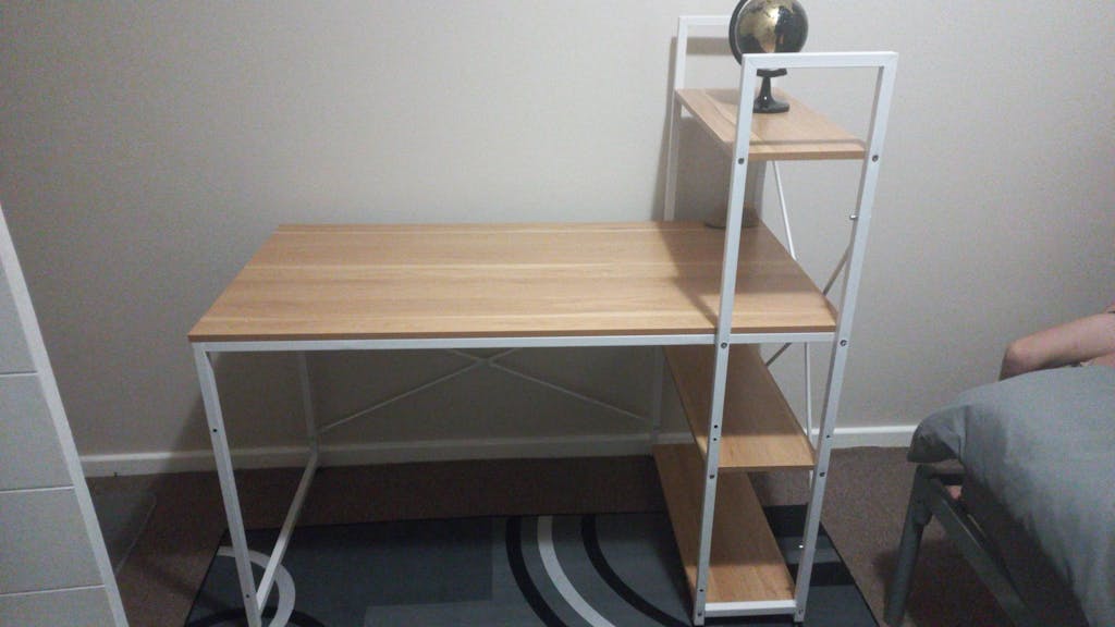 Decofurn Omega 120cm Desk With Shelf R999 Save 15 Decofurn Furniture