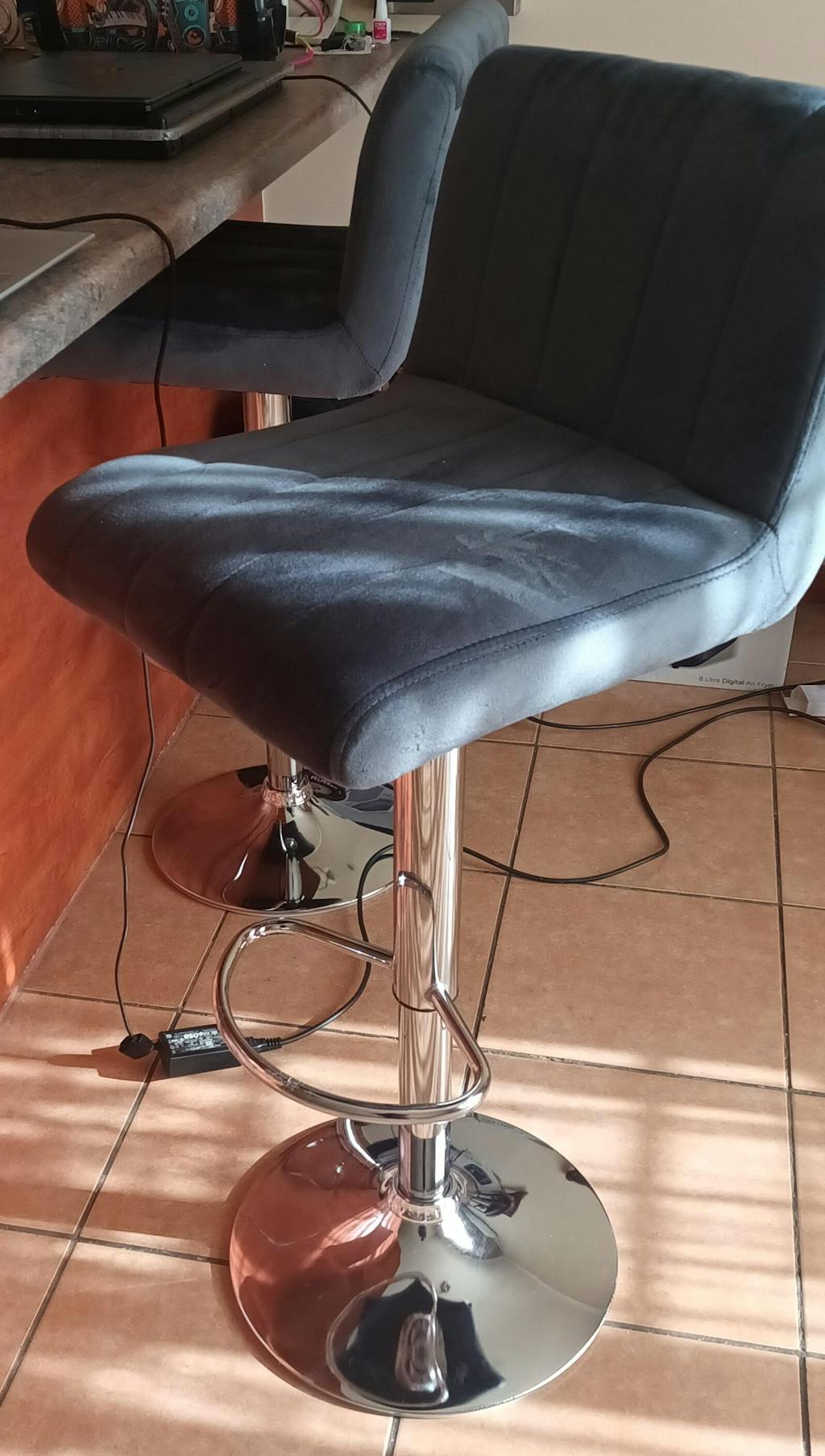 Decofurn Mia Velvet Bar/kitchen Stool R899 Save 10 Decofurn